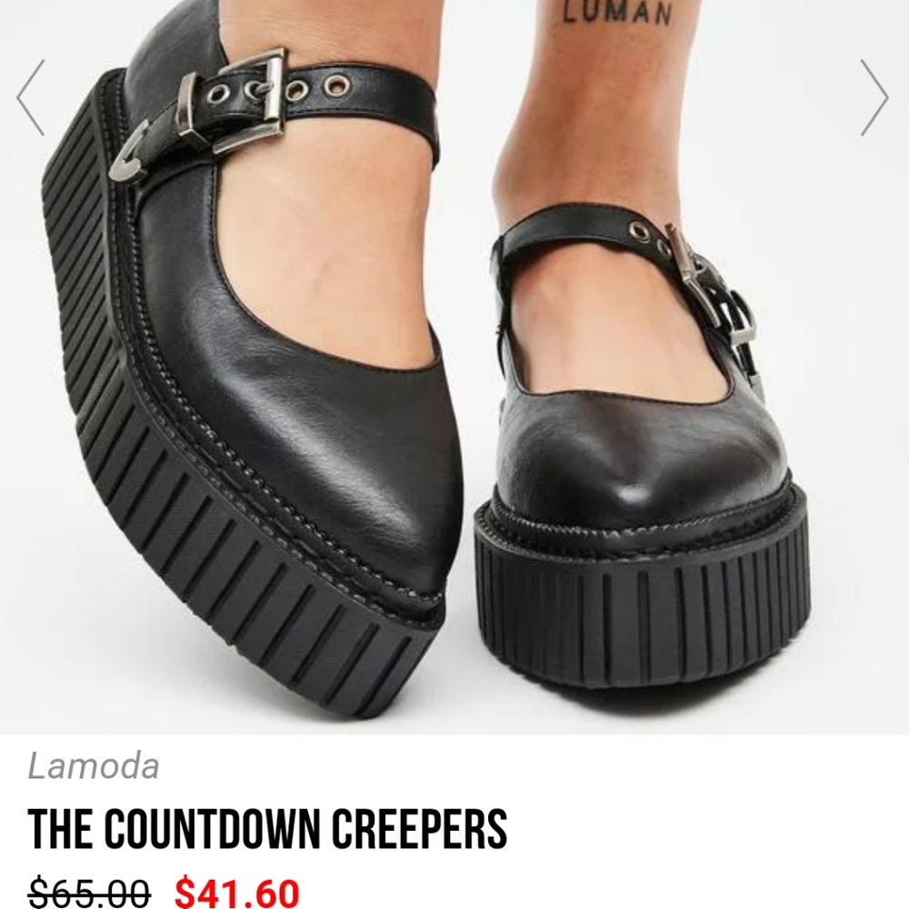 Lamoda Mary Jane Creepers